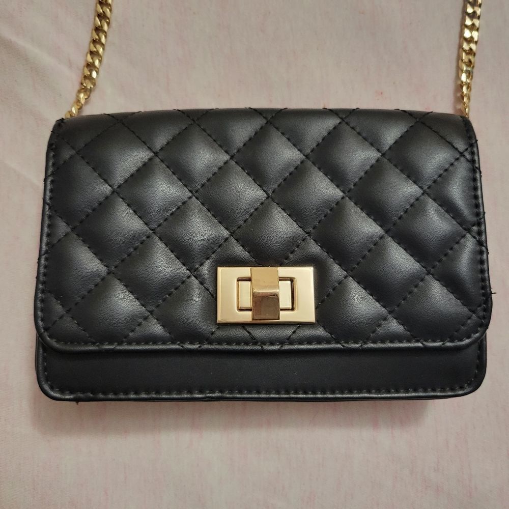 Call it Spring Shoulder Bag Grid Crossbody Handbag Leather Stylish Evening - Picture 3 of 9